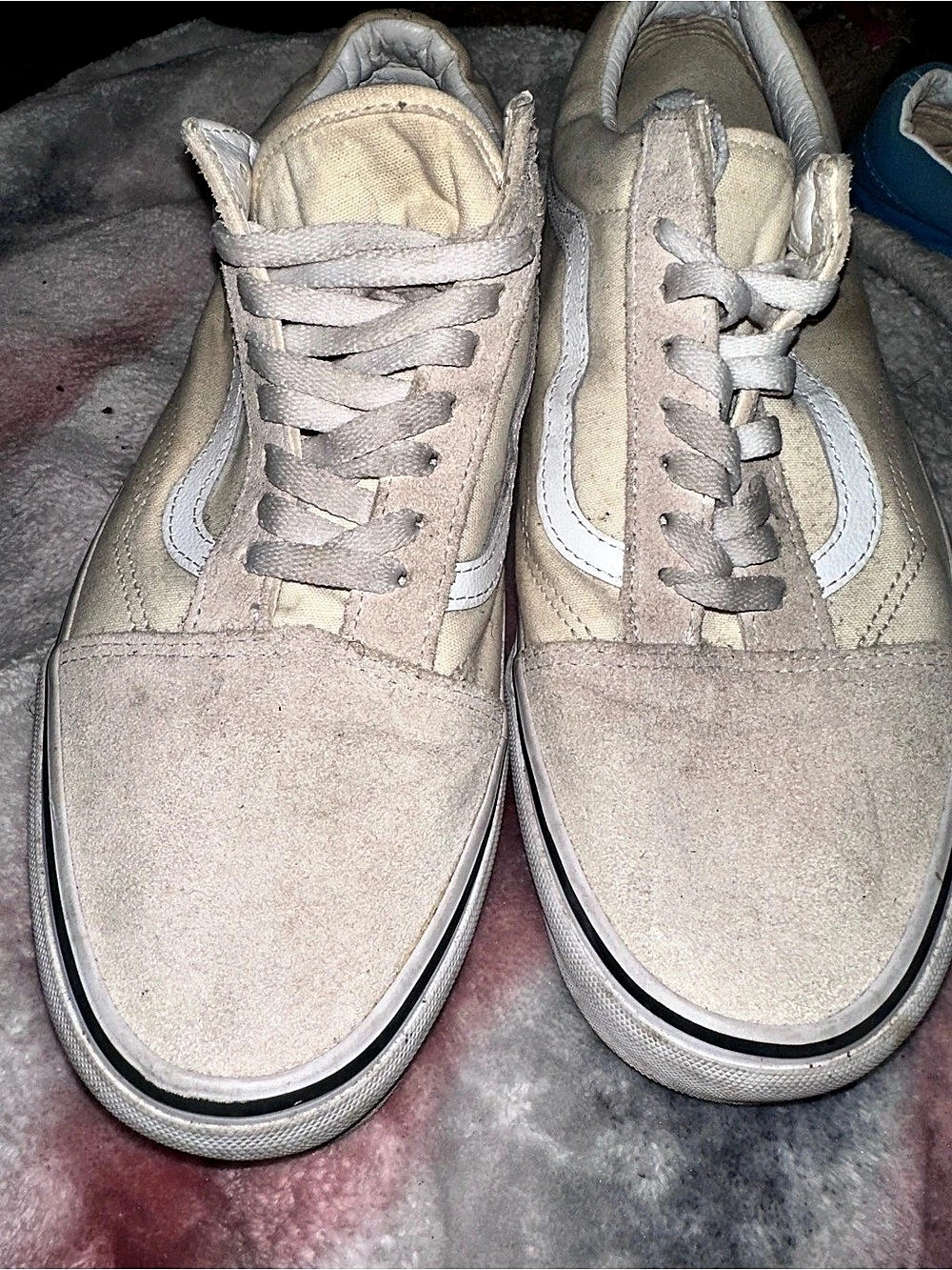 Vans Old Skool Beige & White Sneakers